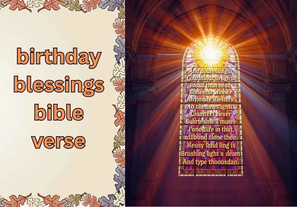 birthday blessings bible verse