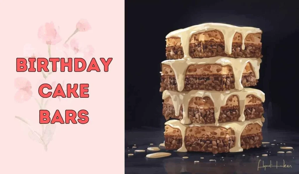 birthday cake bars