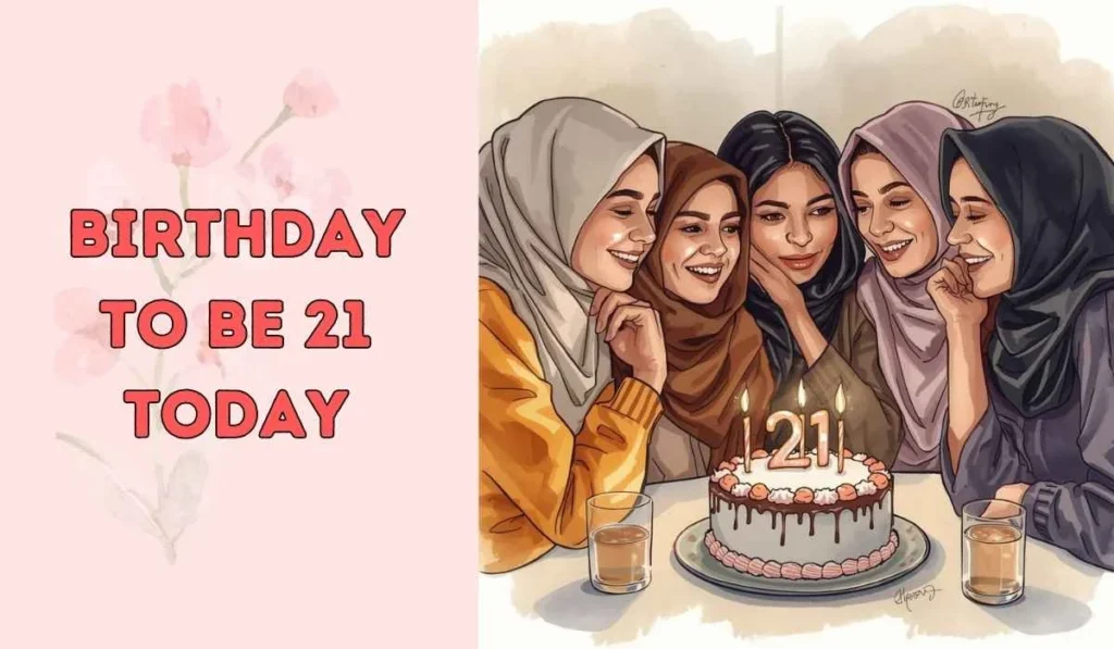 birthday to be 21 today