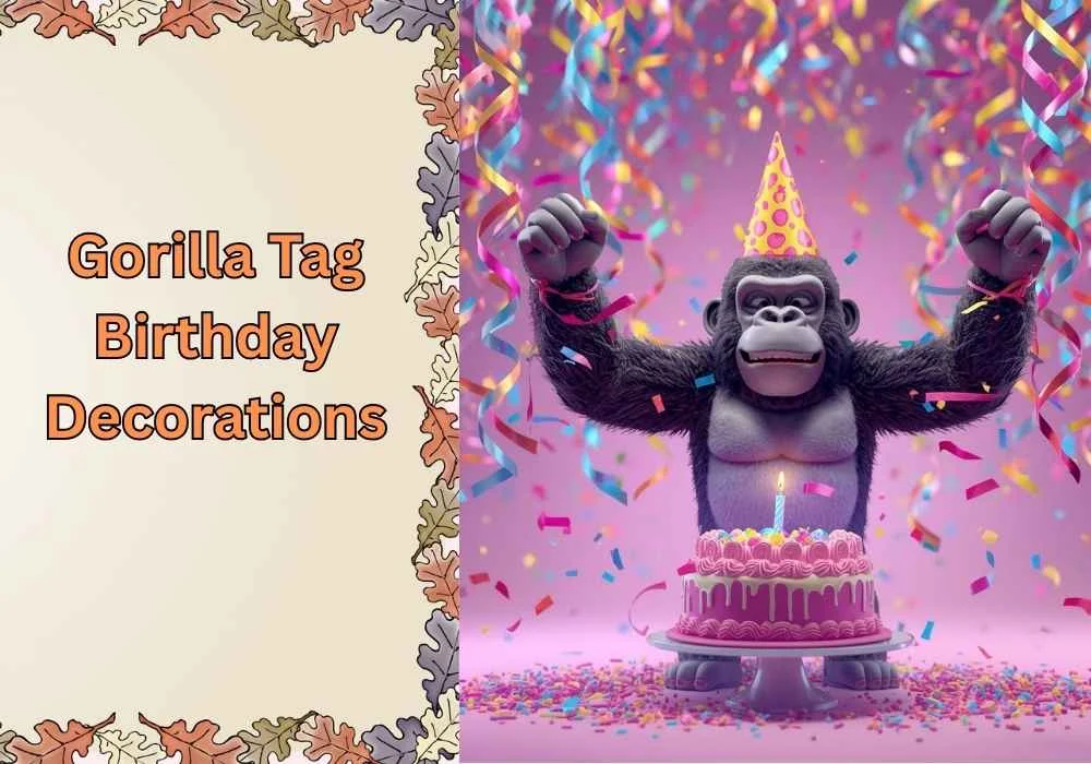 gorilla tag birthday decorations
