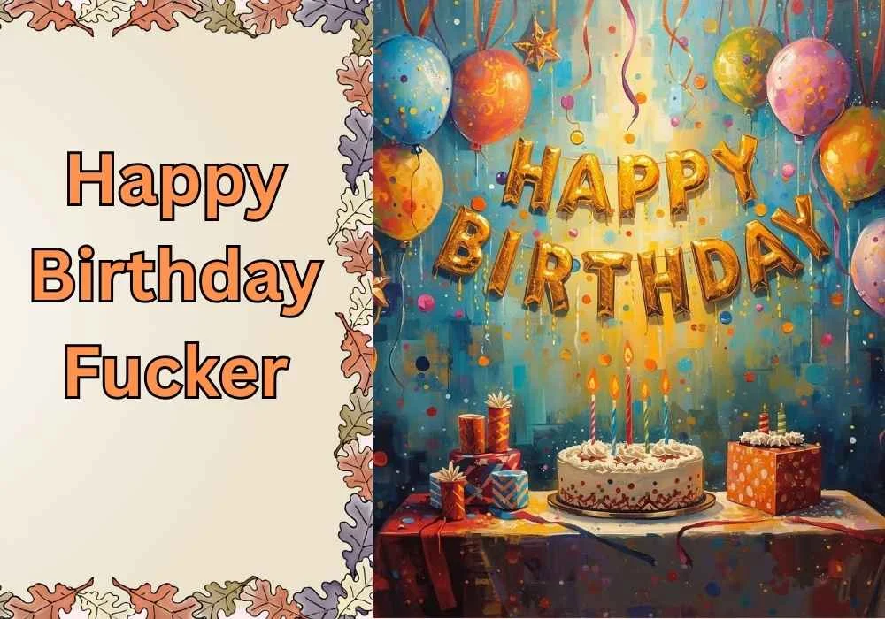 happy birthday fucker