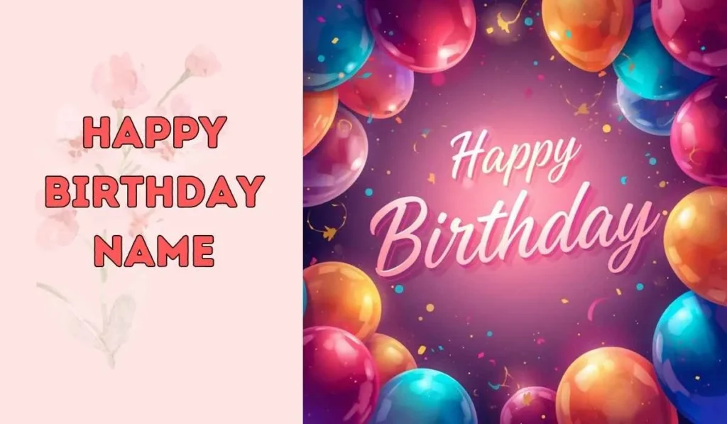 happy birthday name