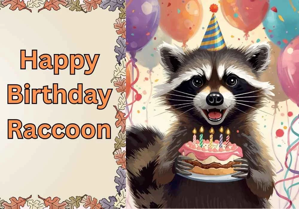 happy birthday raccoon