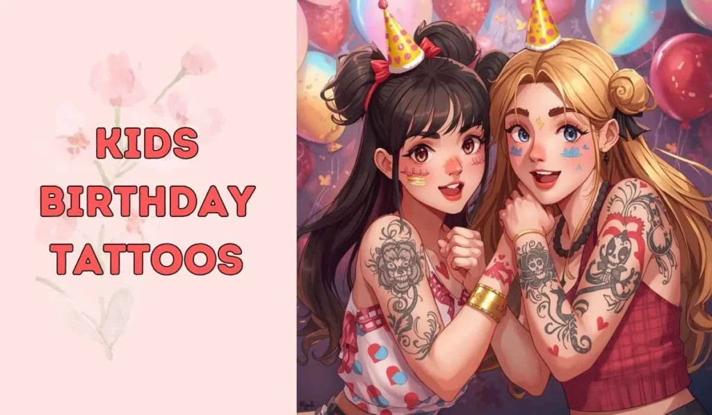 kids birthday tattoos