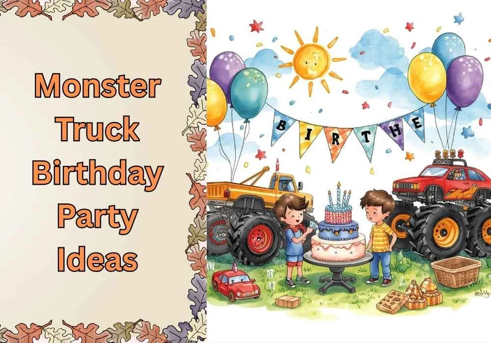 Monster Truck Birthday Party Ideas