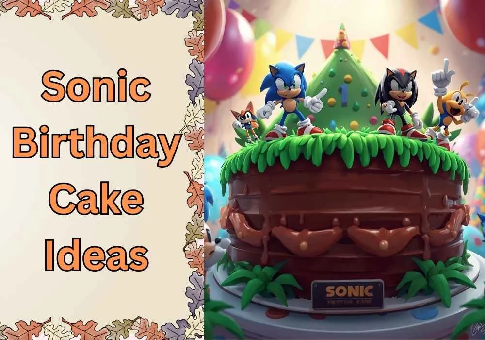 sonic birthday cake ideas