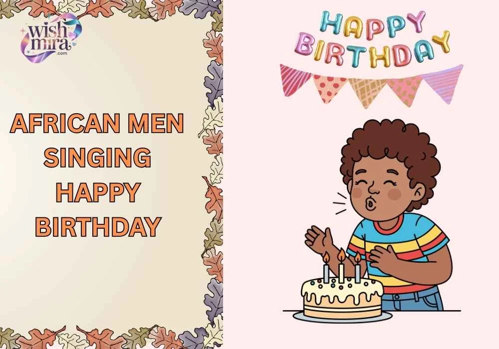 african men singing happy birthday