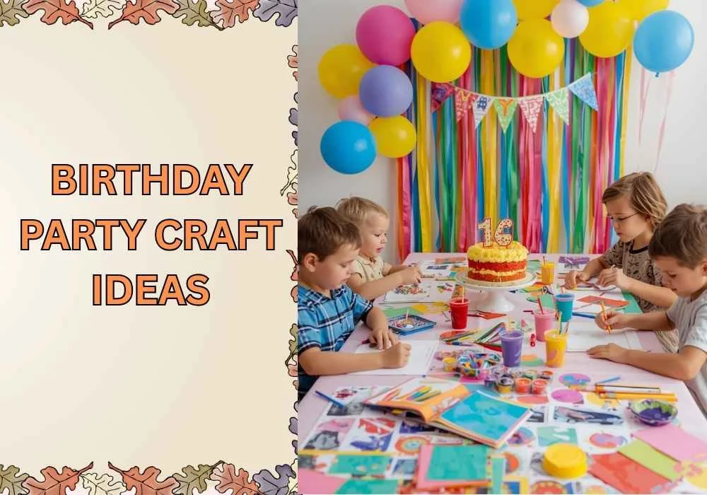 birthday party craft ideas