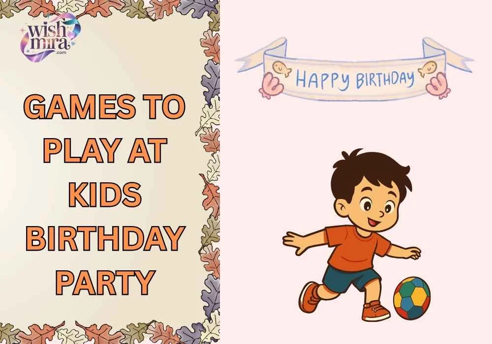 games to play at kids birthday party