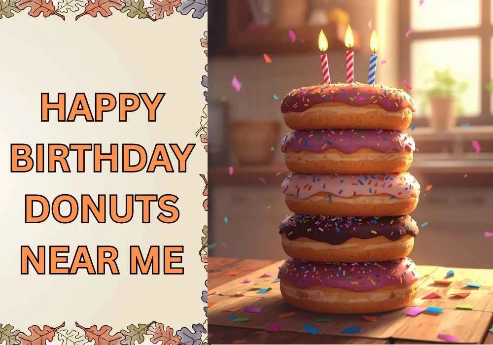 happy birthday donuts near me