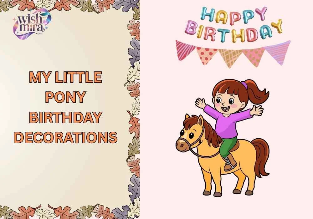 my little pony birthday decorations