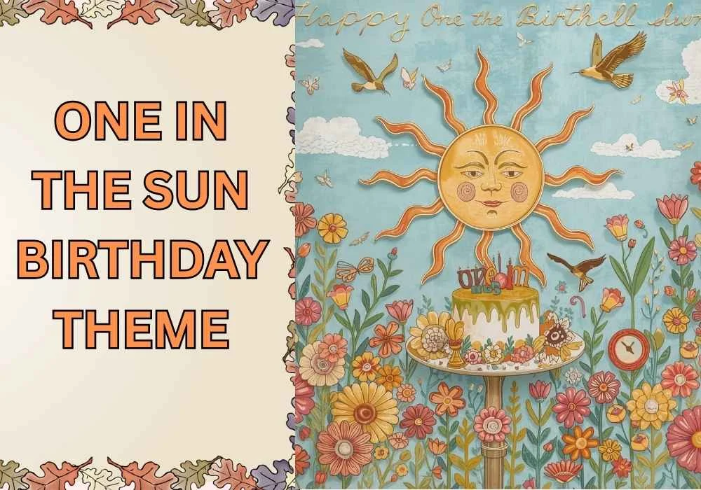 One in the Sun birthday theme