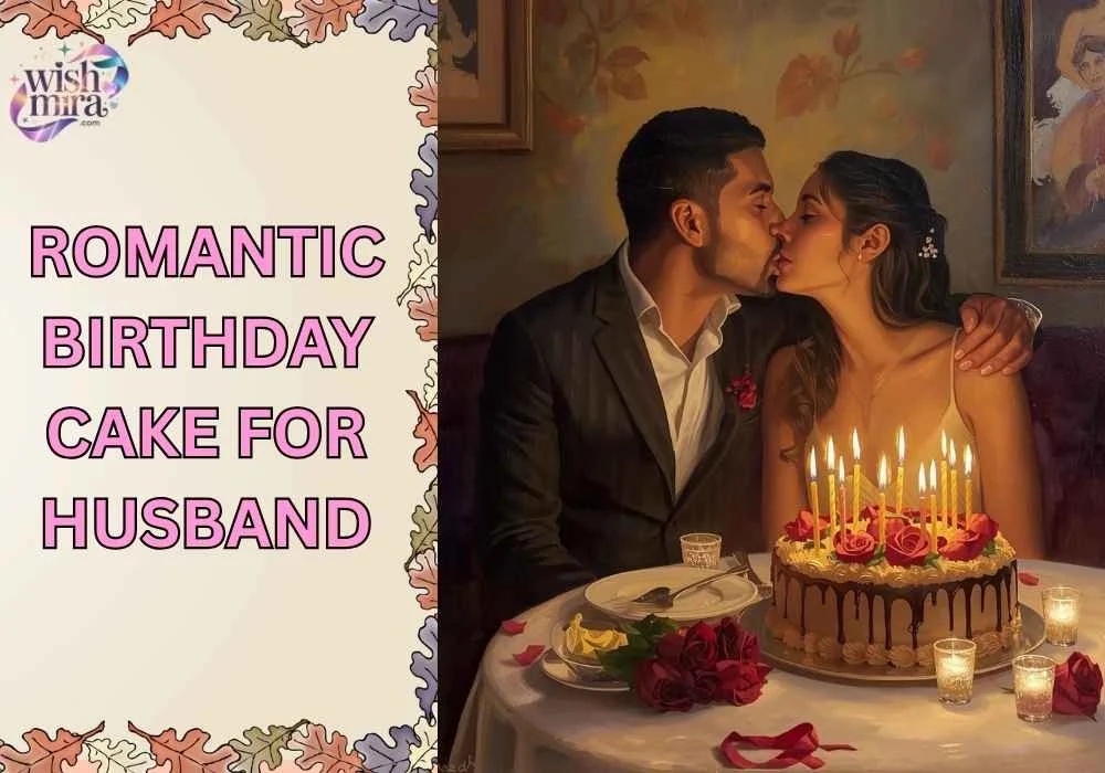 romantic birthday cake for husband
