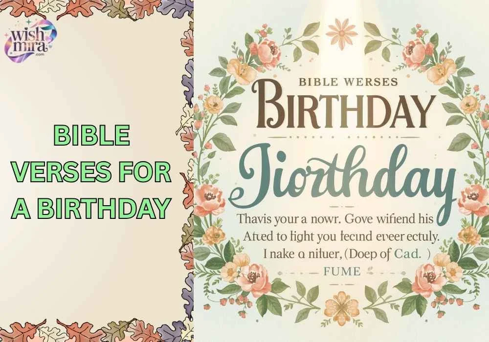 bible verses for a birthday