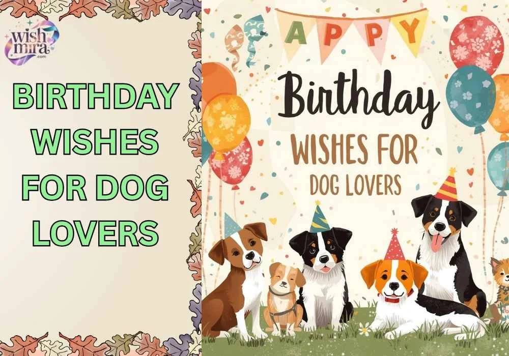 birthday wishes for dog lovers