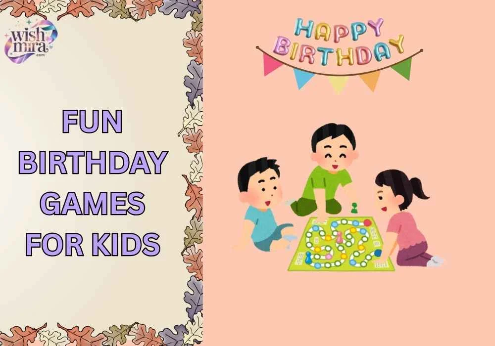 fun birthday games for kids