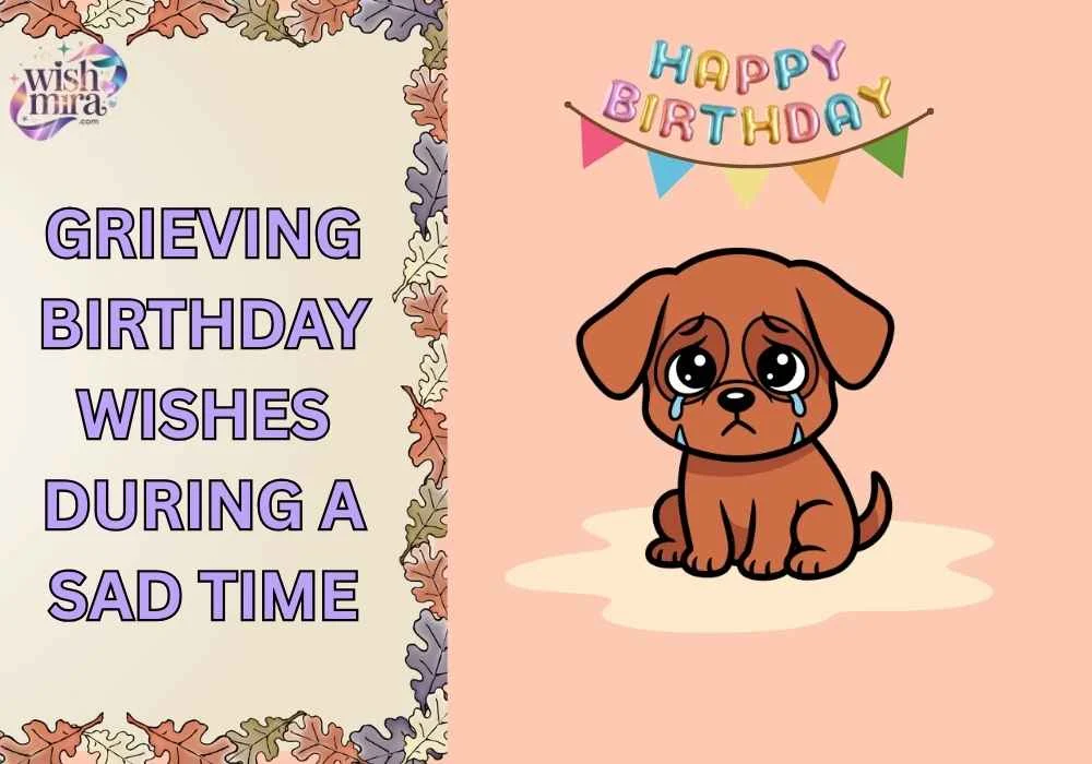 grieving birthday wishes during a sad time